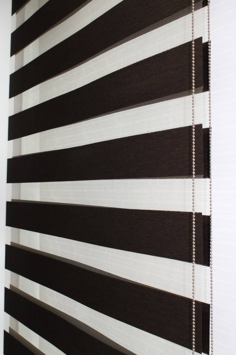 Рулонные шторы «Зебра» — 75 фото идей дизайна
