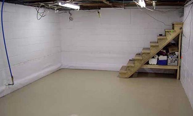 бетонный пол