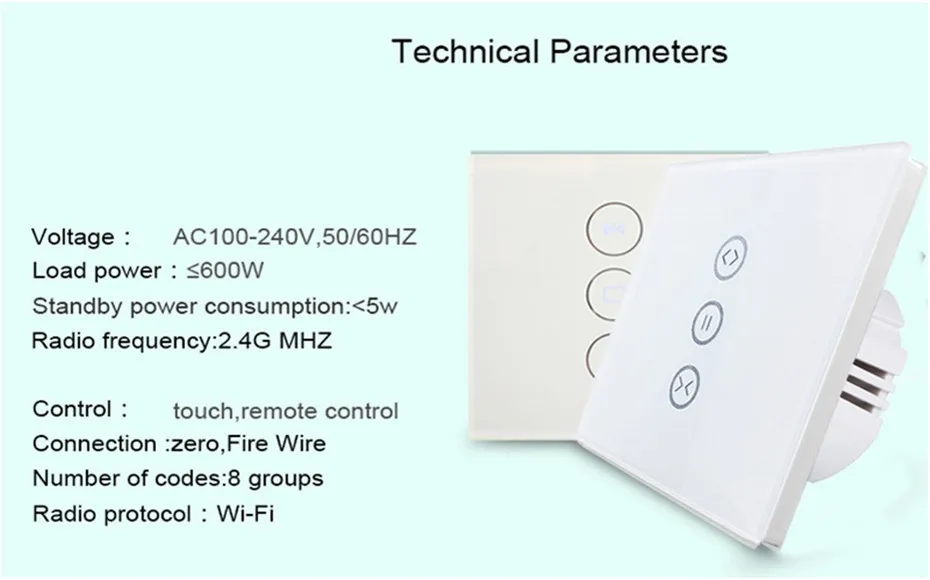 Dooya DT52S 75W+3M or Less Track+EU Type WIFI Curtain Switch,Tuya App Curtain Track Automatic System,Support Alexa Google Home-9