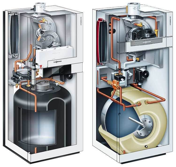 конденсационные котлы с встроенной буферной емкостью
