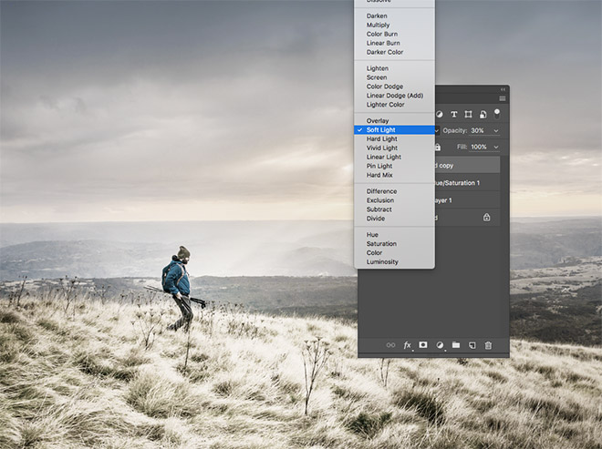 Summer to Winter conversion in Adobe Photoshop