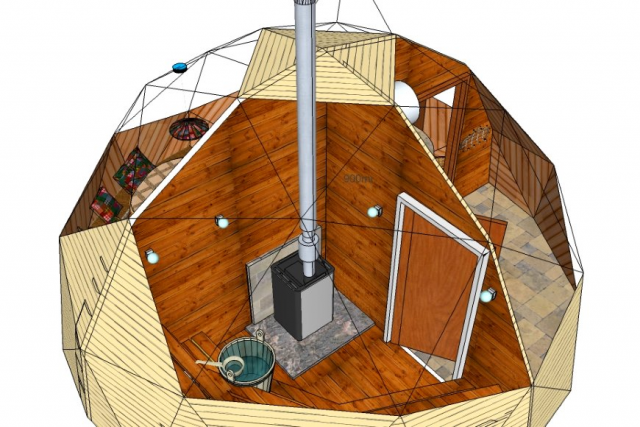 Купольная баня своими руками