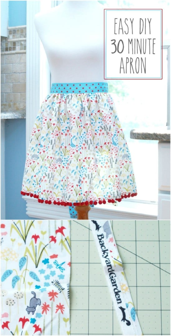 Half Hour Pom Pom Apron