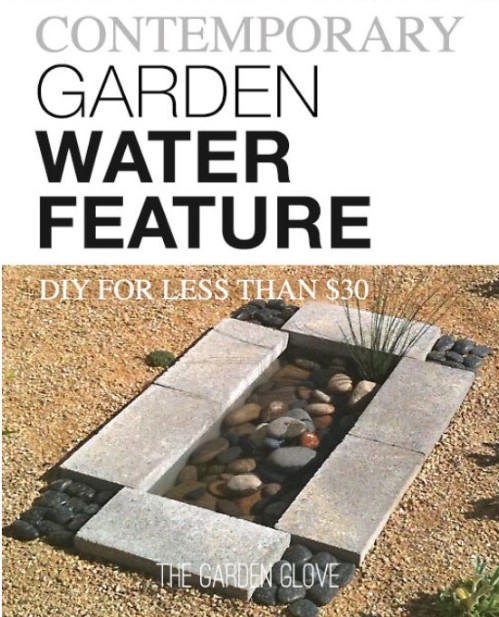 Repurposed Plastic Storage Tote Garden Pond