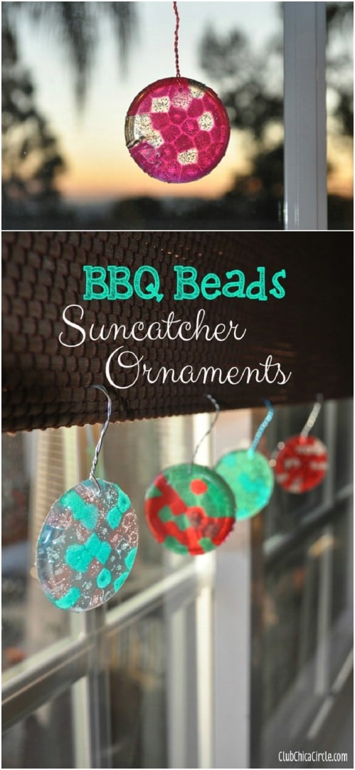 DIY Plastic Bead Suncatchers