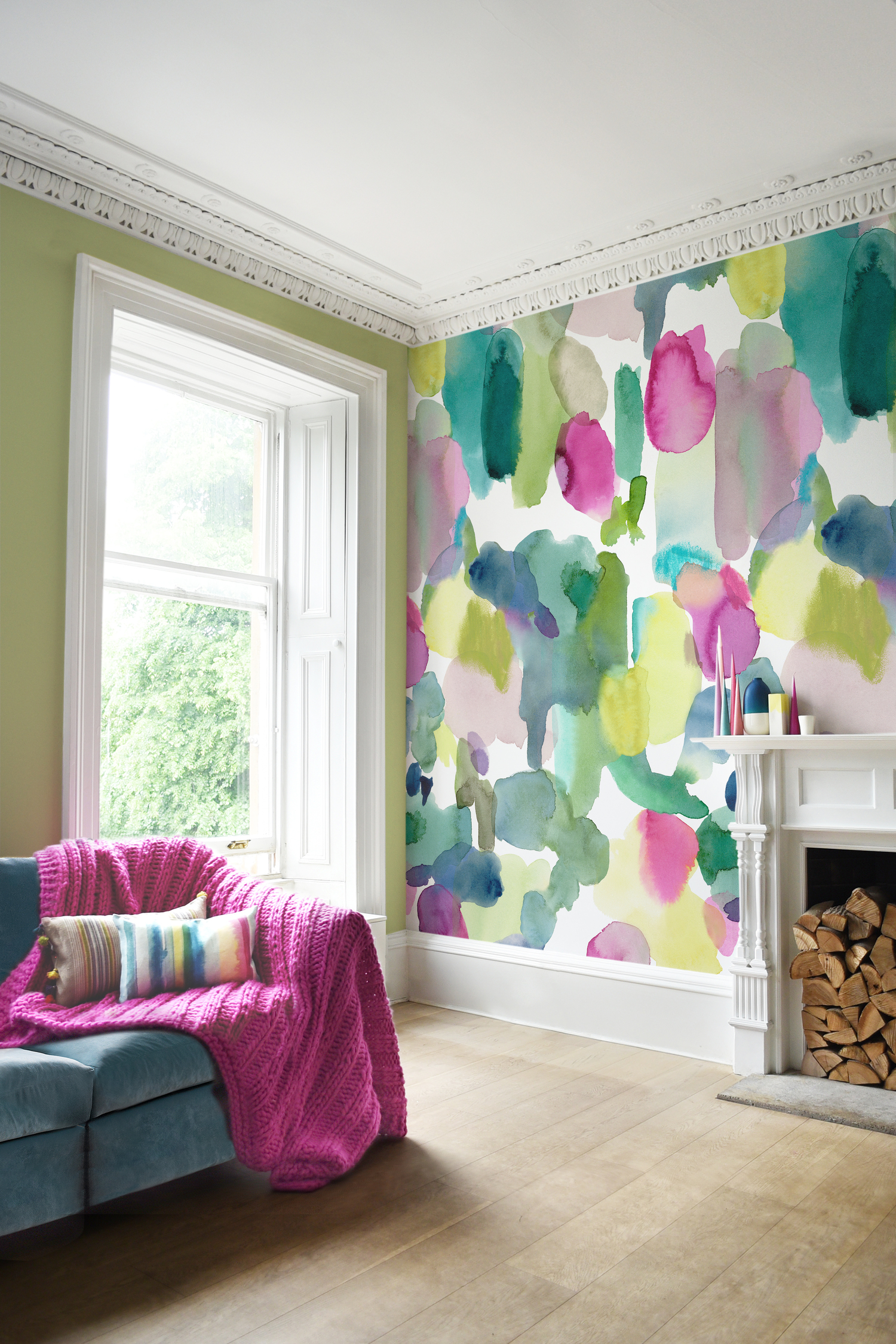 Watercolor painting wallpaper