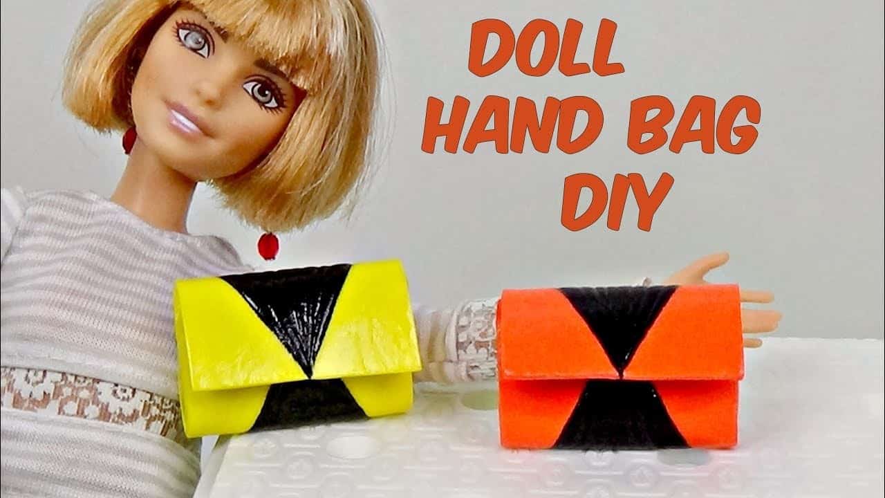 Diy doll hand bag