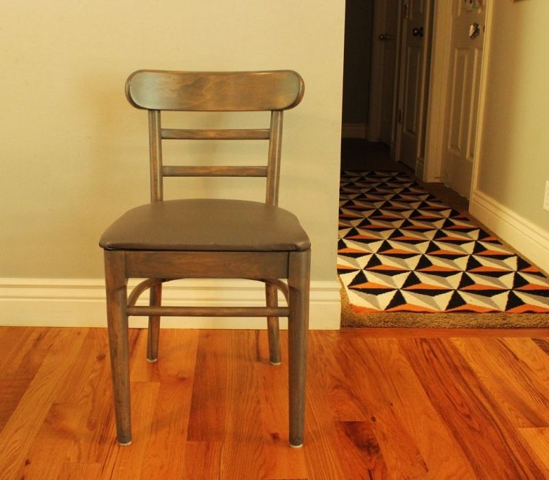 Wooden Dining Chair after Refenish