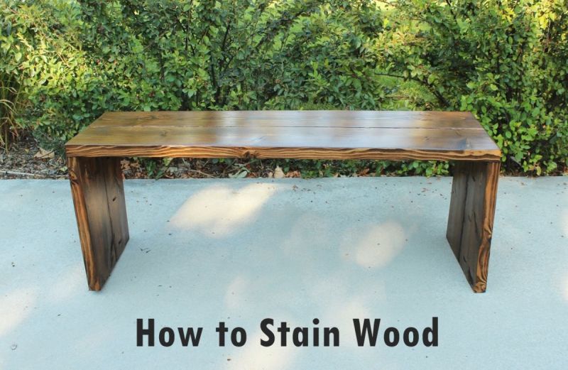 How to Stain Wood