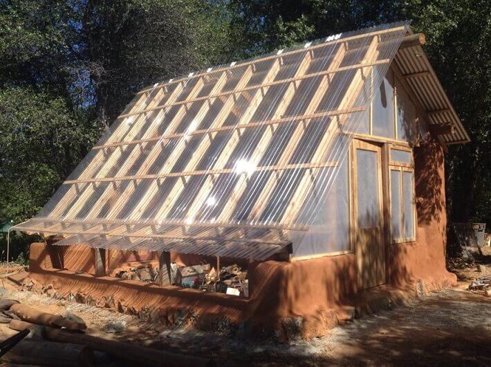 Straw Bale Greenhouse