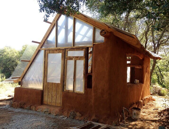 straw bale greenhouse