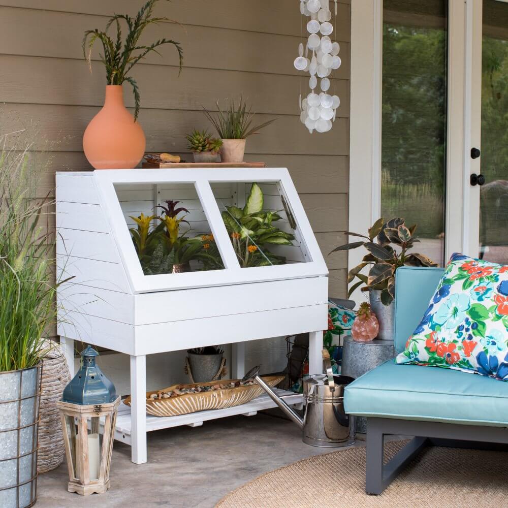 Wood Greenhouse Box