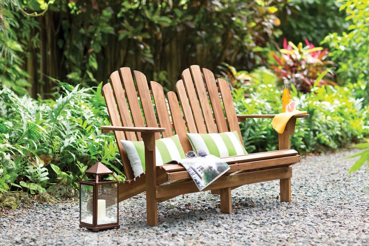 Adirondack Chair Outdoor Bench