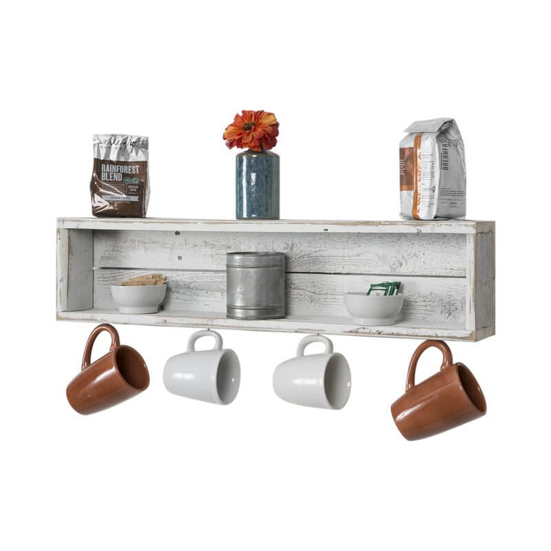 Coffee Cup Accent Wall Shelf