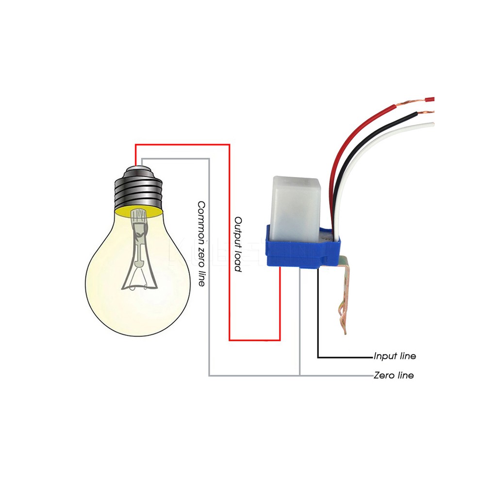 Light control sensor photocell схема подключения