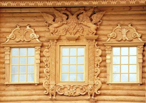 Красивые наличники на окна в деревянном доме, фото 5