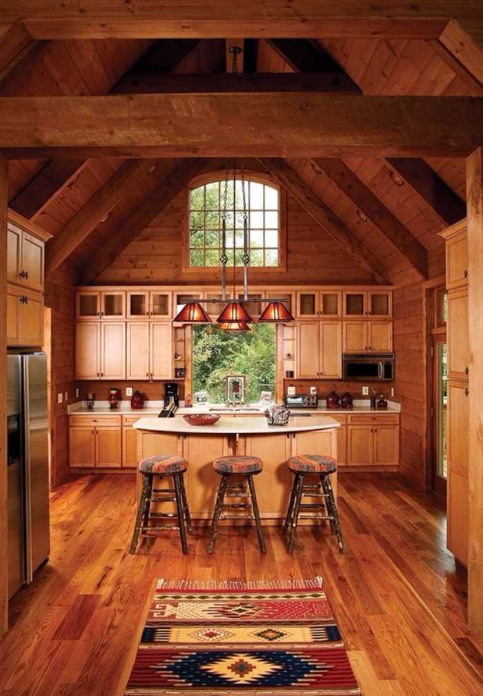 Фото 1: Деревянный красивый дом внутри красивый дом, фото 1