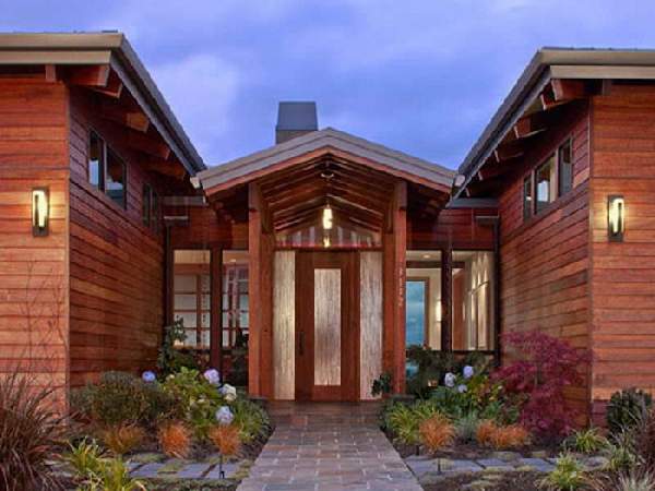 Фото 4: Входная деревянная дверь для коттеджа уличная деревянная входная дверь, фото 4