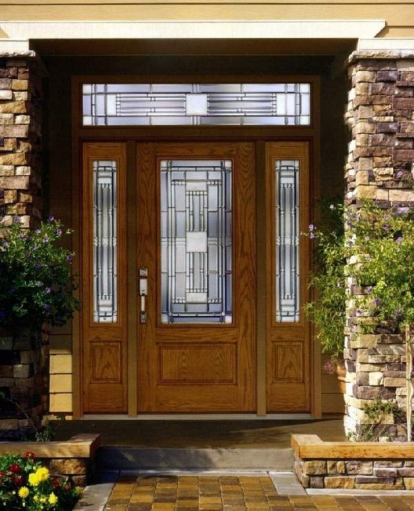Фото 17: Деревянные входные двери со стеклопакетом деревянные входные двери со стеклопакетом, фото 17