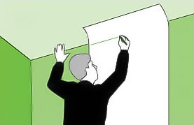 Как снять старые обои? как клеить обои