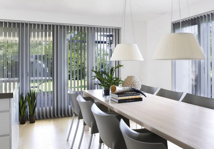 серые жалюзи серые жалюзи