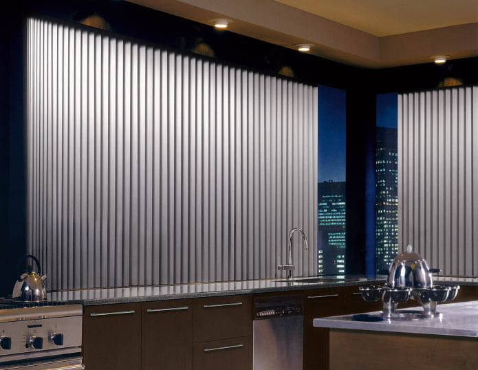 алюминиевые ламели в интерьере кухни алюминиевые ламели в интерьере кухни