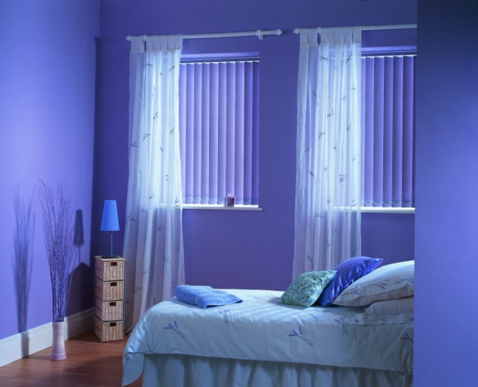 вертикальные ламели в сочетании с тюлем вертикальные ламели в сочетании с тюлем