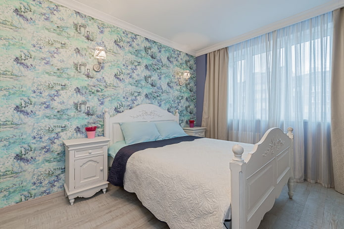 оформление стен в интерьере в стиле прованс оформление стен в интерьере в стиле прованс