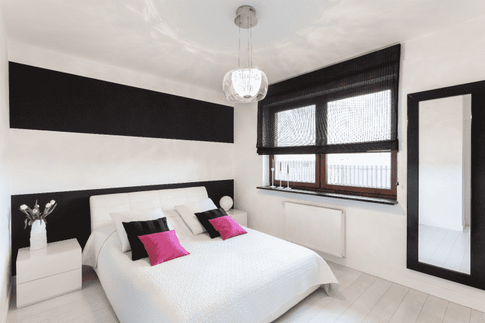 цветовое оформление спальни в минималистичной стилистике