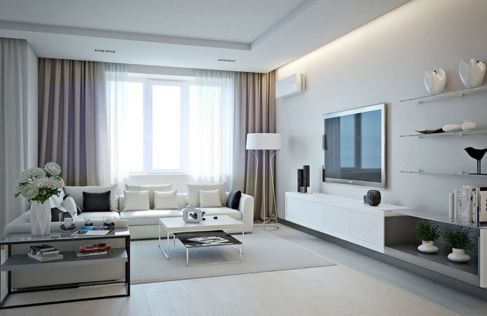 шторы в гостиной в белых тонах шторы в гостиной в белых тонах