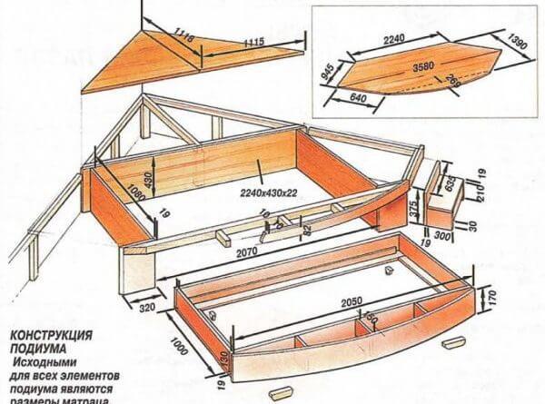 Выдвижная кровать своими руками