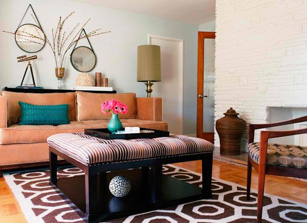 eclectic living room designs