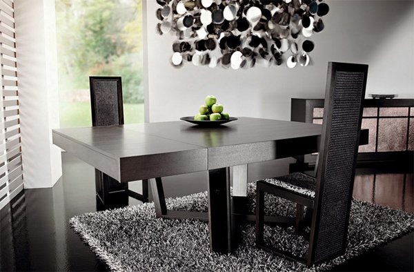 black dining set 