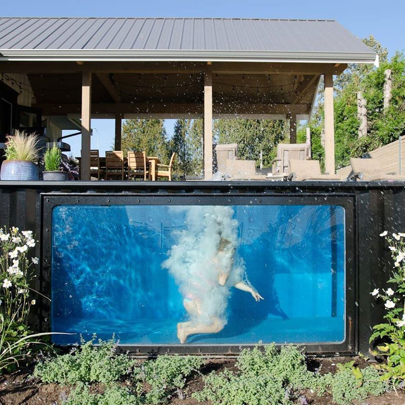 Shipping Container Swimming Pool