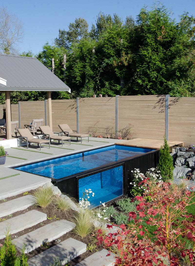 Shipping Container Swimming Pool