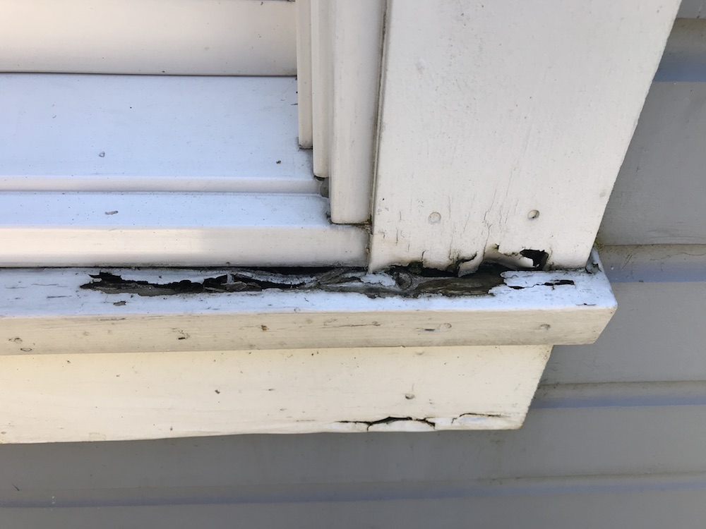 fix a rotted windowsill