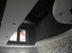 Черный потолок - эффектное и стильное решение дизайна современного интерьера