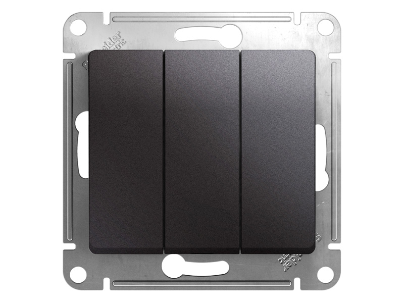 Внешний вид трехклавишного переключателя