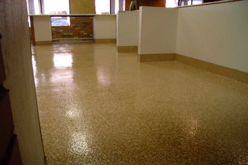 Метилметакриловый наливной пол в административном здании