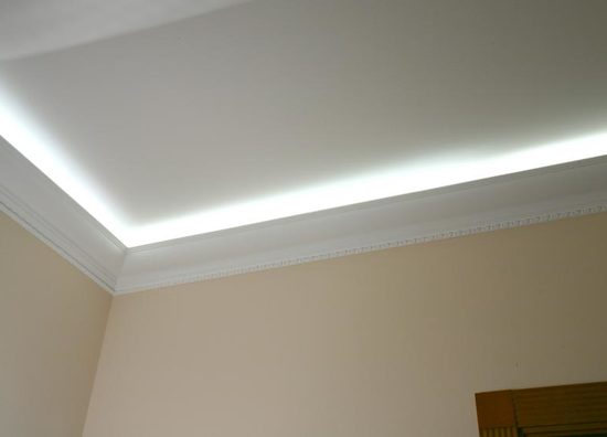 Как сделать неоновую подсветку потолка
