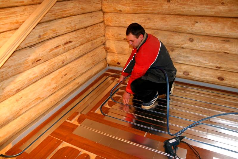 Теплый пол на деревянный пол под линолеум