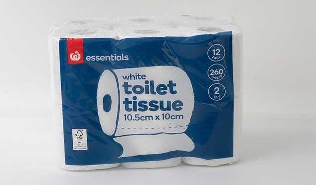 Despite finishing tenth, the experts named Woolworths Essentials Toilet Tissue 2 Ply 12 Rolls ($3.65) as the 