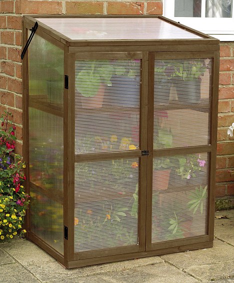 £84.15: Wood with polycarbonate glazing, 76x57cm, www.diy.com