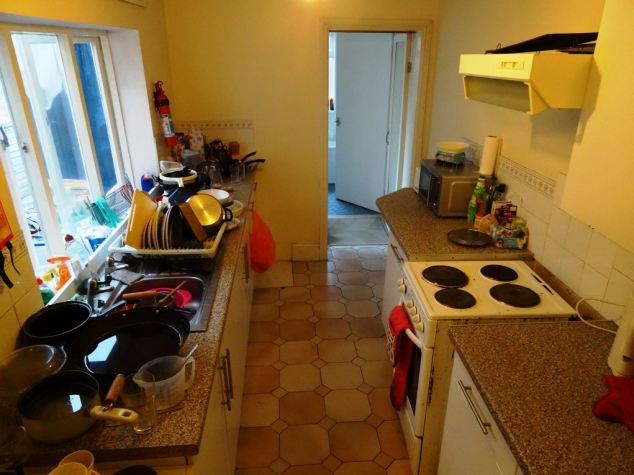 The estate agent said he would rather be honest about the state - and finds some of the rooms quite funny