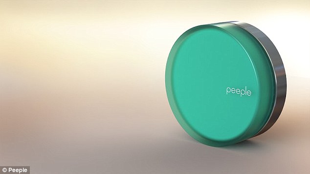 The Peeple device can help to alert householders if their door is opened, allowing them to keep an eye on young children or find out if older children are keeping to their curfew