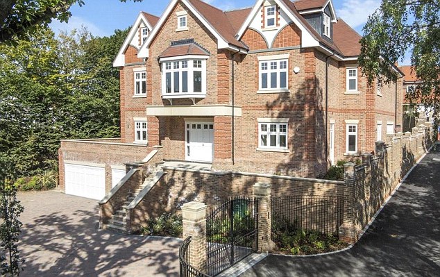 The most expensive place to buy within a 19 to 39 minute commute of central London is Oxshott in Surrey, where this six bedroom mansion is for sale for £2,750,000