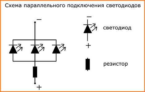 Как правильно подключить диод в схему