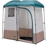 DOUBLE SHOWER TENT OUTDOOR SHOWER TENT (COLORS MAY VARY)