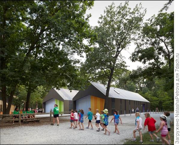 Здания детского лагеря, Миссури, США. Фото с сайта http://architizer.com/