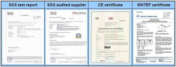 Compressed polystyrene foam